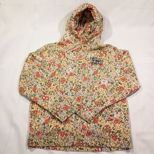 Teddy Fresh Floral Grandma Hoodie Sweatshirt Sz S